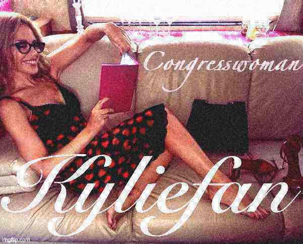 High Quality Congresswoman Kyliefan deep-fried Blank Meme Template