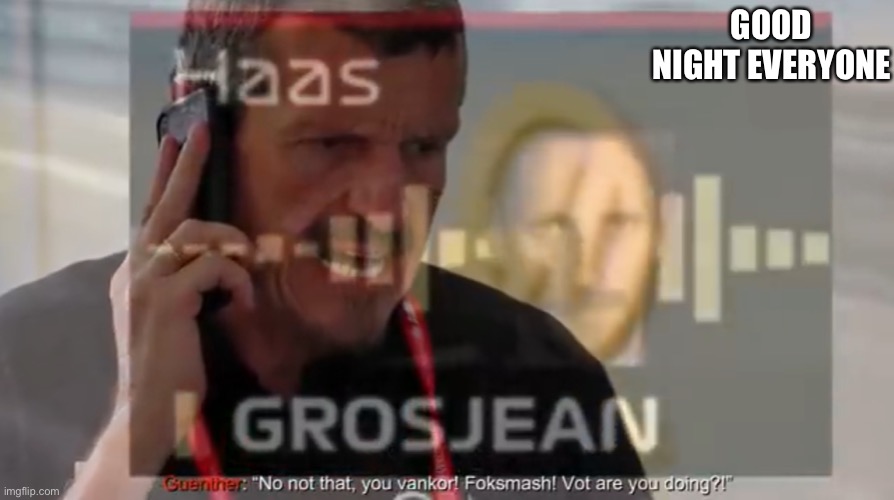 Ganster guether | GOOD NIGHT EVERYONE | image tagged in ganster guether | made w/ Imgflip meme maker