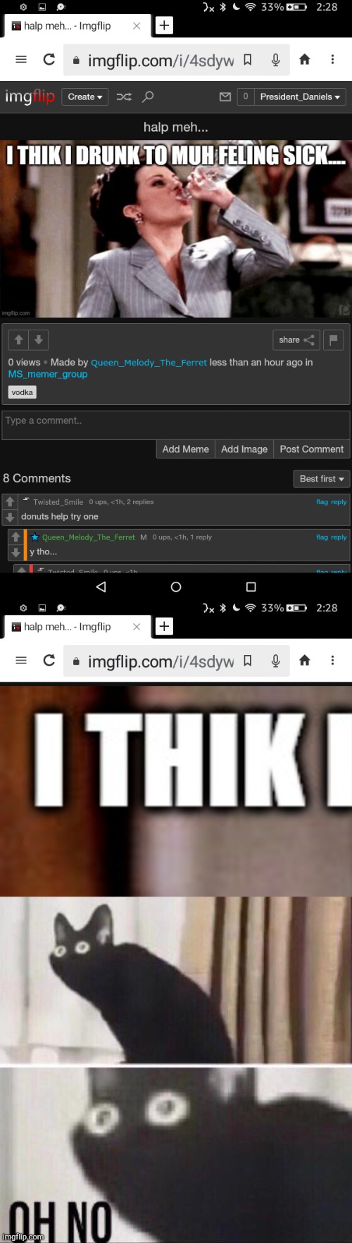 image tagged in oh no cat | made w/ Imgflip meme maker