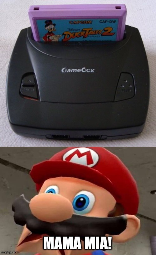 Rip off GameBoy?! | MAMA MIA! | image tagged in mario wtf | made w/ Imgflip meme maker