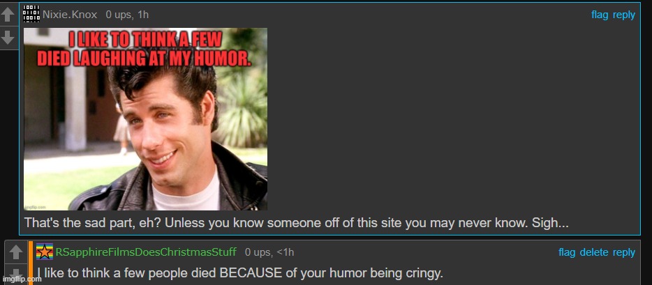 My first insult. | made w/ Imgflip meme maker