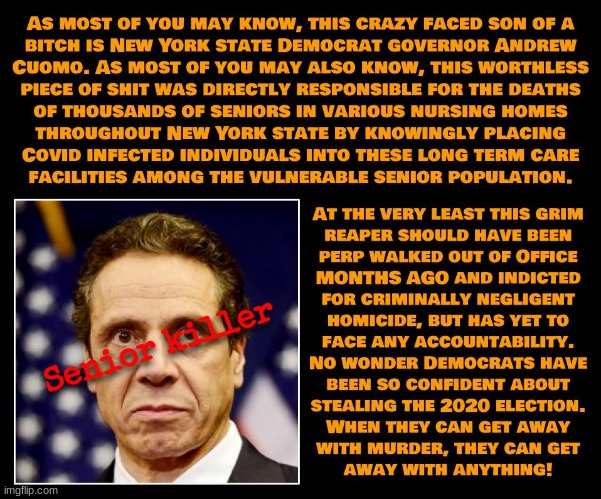 God knows if he were a Republican, Democrats would be screaming for his head on a pike | image tagged in covid-19,andrew cuomo,death,political,politics,grim reaper | made w/ Imgflip meme maker