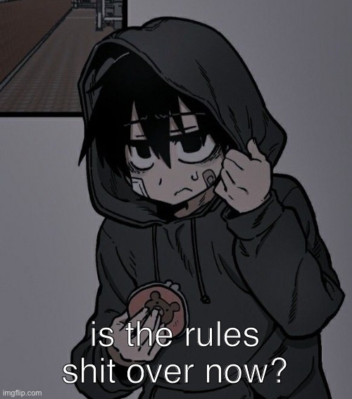 is the rules shit over now? | made w/ Imgflip meme maker