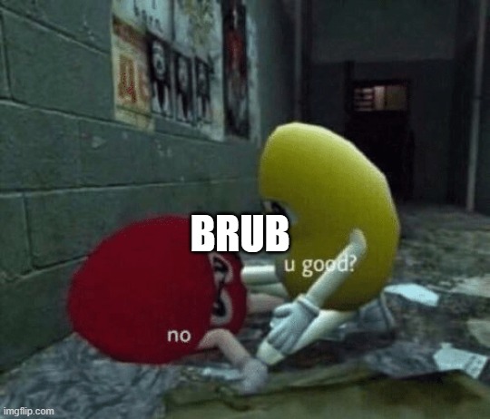 You good? | BRUB | image tagged in you good | made w/ Imgflip meme maker