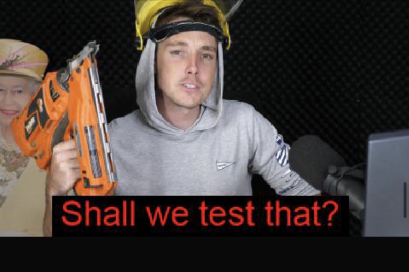 High Quality Lazarbeam shall we test that? Blank Meme Template