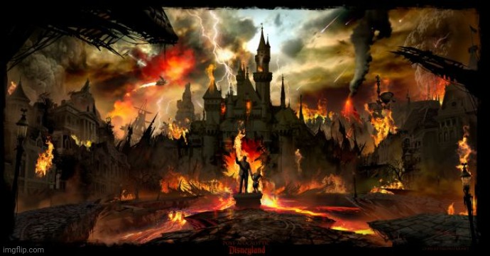 Burning City | image tagged in burning city | made w/ Imgflip meme maker