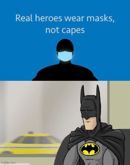 Conflicted Batman | image tagged in humor | made w/ Imgflip meme maker