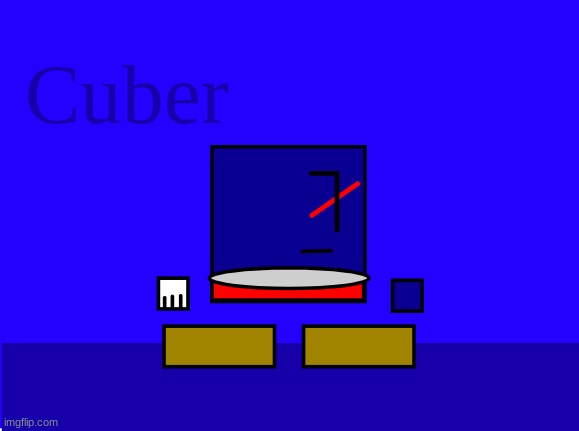 Cuber's pose | image tagged in cuber | made w/ Imgflip meme maker