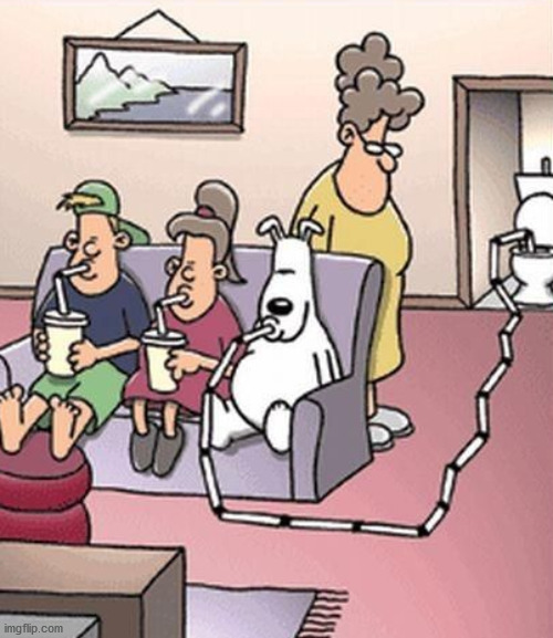 Thirsty dog | image tagged in comics/cartoons | made w/ Imgflip meme maker