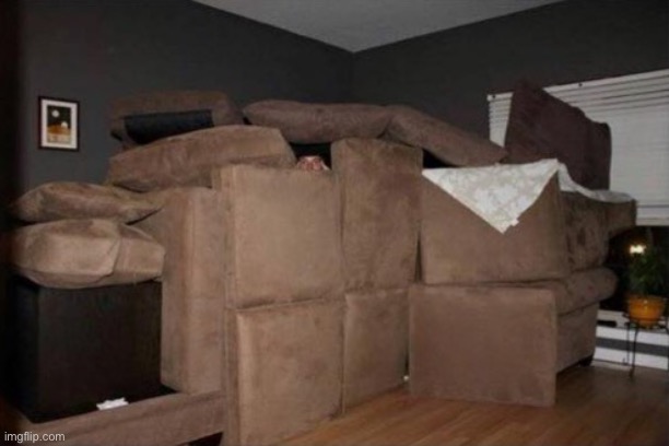 Pillow fort | image tagged in pillow fort | made w/ Imgflip meme maker