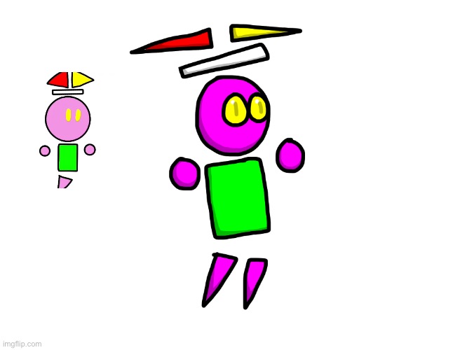 I redrew the first art of spheron i made | image tagged in the little triangles are flight helpers,not many changes | made w/ Imgflip meme maker