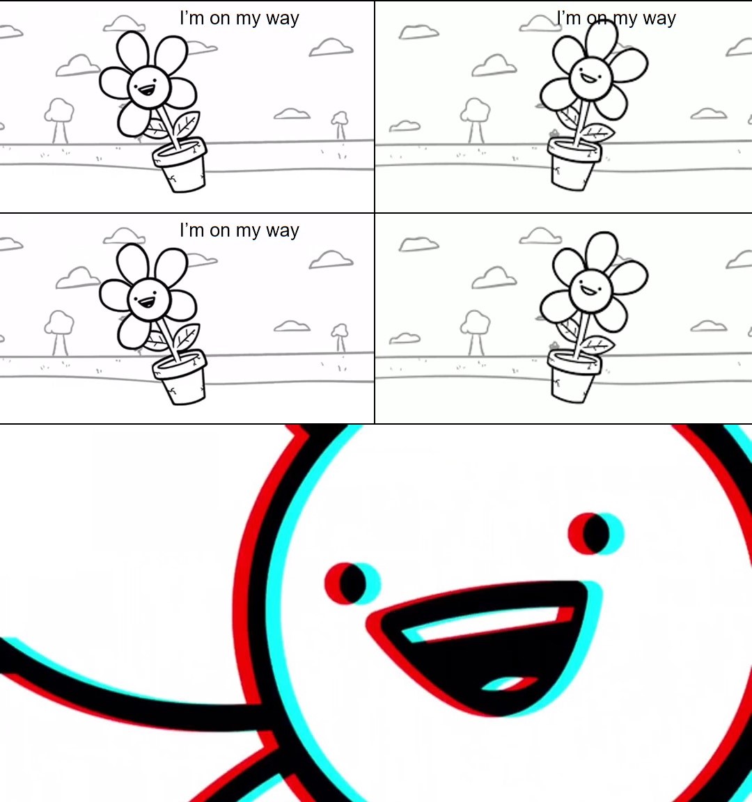 I'm on my Way Blank Meme Template