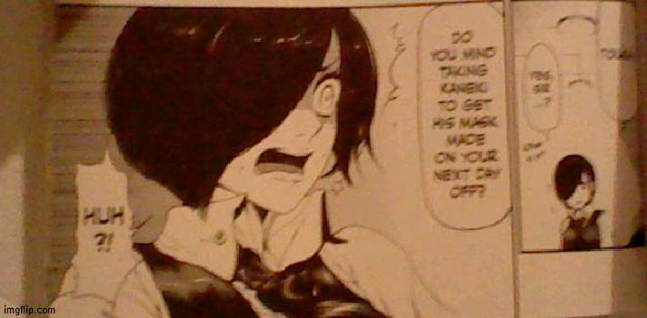 tokyo ghoul manga is way better | made w/ Imgflip meme maker