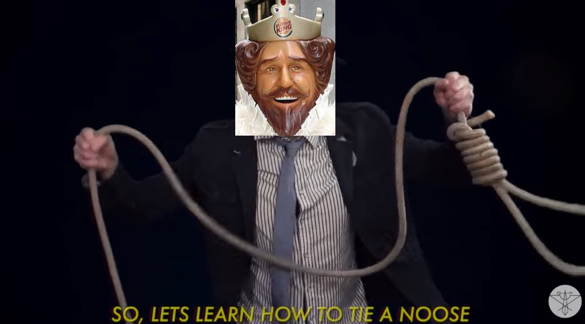 Lets learn how to tie a noose! | image tagged in lets learn how to tie a noose | made w/ Imgflip meme maker