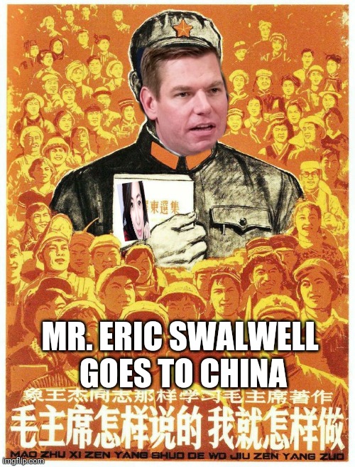 BOOK  OF FANG | MR. ERIC SWALWELL  GOES TO CHINA | image tagged in scumbag | made w/ Imgflip meme maker