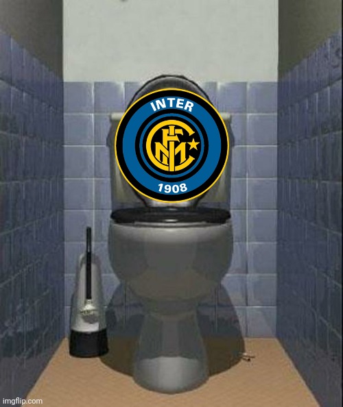 Inter wc #AntiInter #InterMerda #VoiSieteComeLaJuve #VergognaDellItalia | image tagged in memes,inter,toilet | made w/ Imgflip meme maker