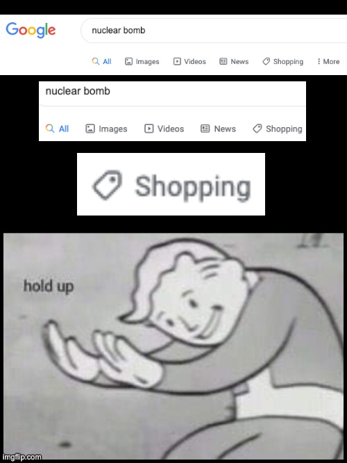 Fallout hold up- space on top | image tagged in fallout hold up- space on top | made w/ Imgflip meme maker