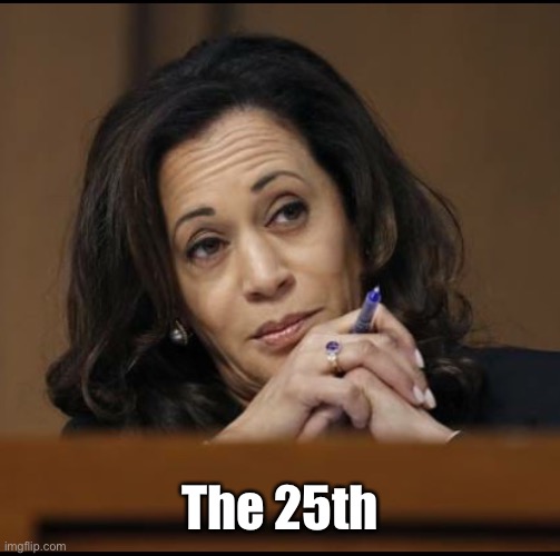 Kamala Harris  | The 25th | image tagged in kamala harris | made w/ Imgflip meme maker