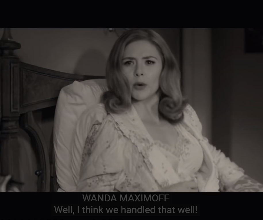 Wanda Maximoff Handled Well Blank Meme Template