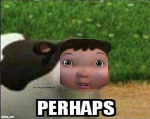 Perhaps Cow | image tagged in perhaps cow | made w/ Imgflip meme maker