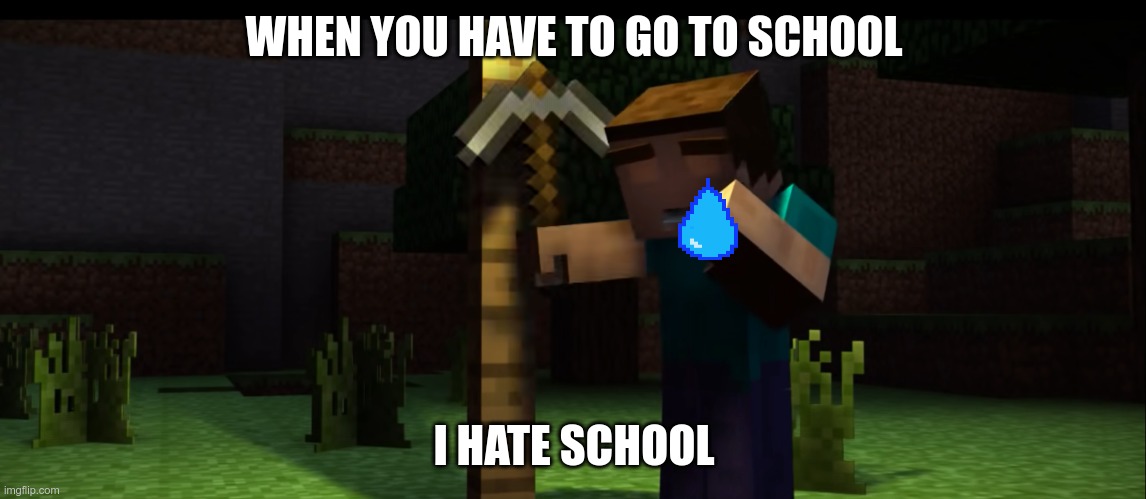 thats a nice life you have | WHEN YOU HAVE TO GO TO SCHOOL; I HATE SCHOOL | image tagged in thats a nice life you have | made w/ Imgflip meme maker