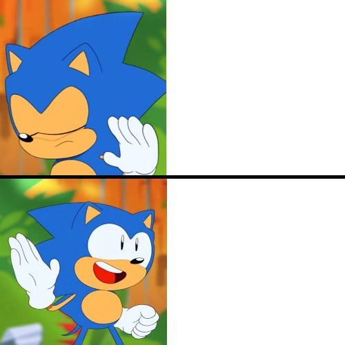 Sonic Drake Blank Meme Template