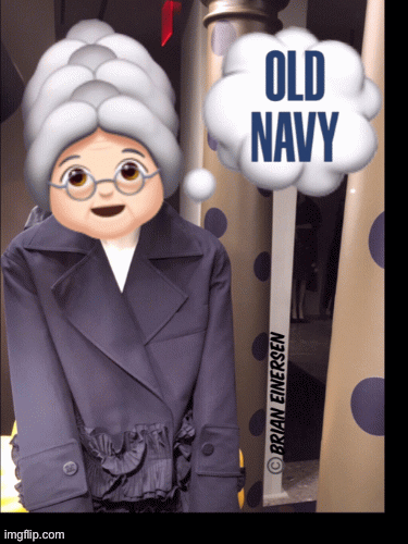 Old Navy | image tagged in gifs,fashion,window design,max mara,old navy,brian einersen | made w/ Imgflip images-to-gif maker