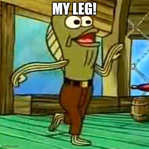 my leg | MY LEG! | image tagged in my leg | made w/ Imgflip meme maker