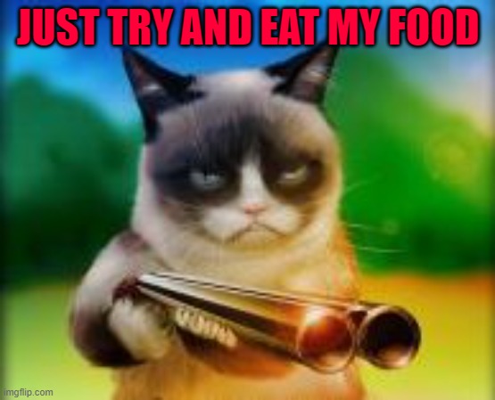 JUST TRY AND EAT MY FOOD | made w/ Imgflip meme maker