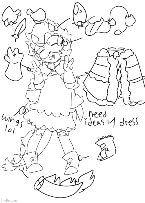 Meet Akira Aki! (Inspired by Kanna and Hawks lmao) | image tagged in my mascot,remember milk thats her,still making her better | made w/ Imgflip meme maker
