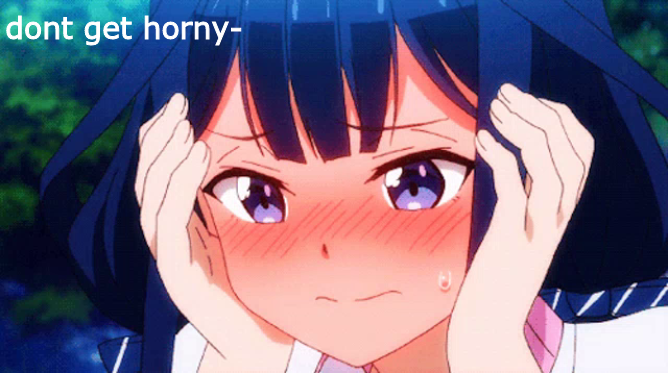 dont get horny Blank Meme Template