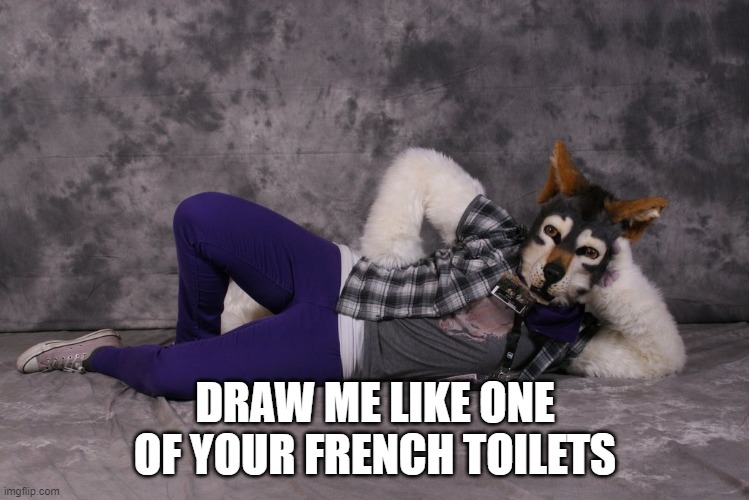 Draw me like one of your french girls | DRAW ME LIKE ONE OF YOUR FRENCH TOILETS | image tagged in draw me like one of your french girls | made w/ Imgflip meme maker