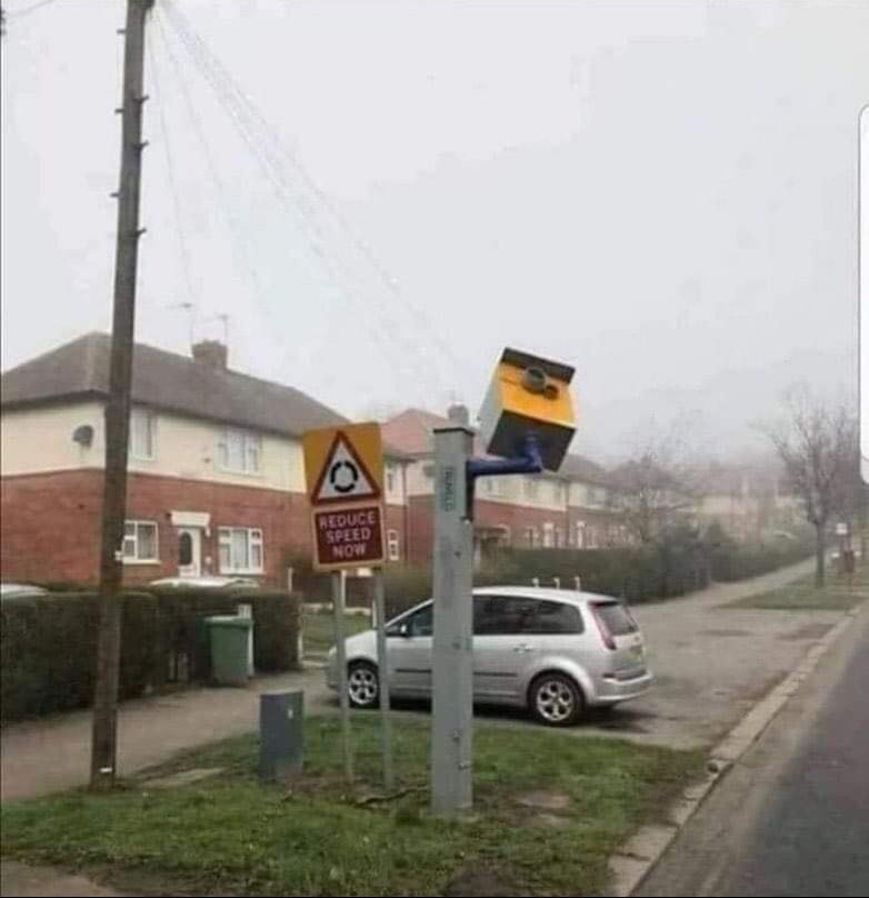 Speed Camera Looking Up Blank Meme Template