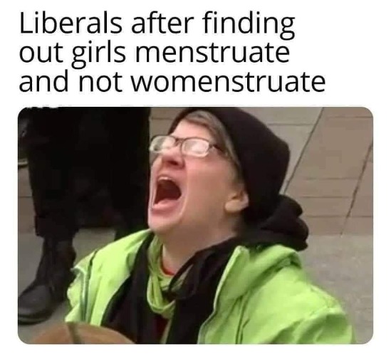 Liberals after finding out girls menstruate | image tagged in menstruation,womenstruation,well this is awkward,ragtime,aunt flow,aunt flo | made w/ Imgflip meme maker