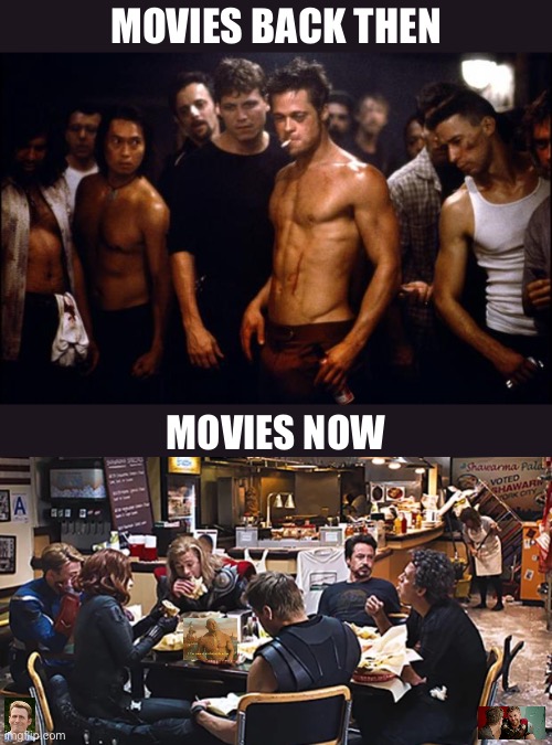MOVIES BACK THEN; MOVIES NOW | image tagged in funny,sad truth,bad movies,you can't handle the truth,lol so funny,not funny | made w/ Imgflip meme maker