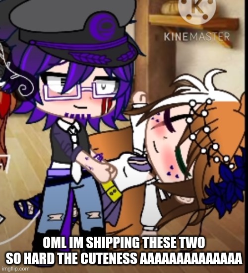 so flipping adorable | OML IM SHIPPING THESE TWO SO HARD THE CUTENESS AAAAAAAAAAAAAA | made w/ Imgflip meme maker