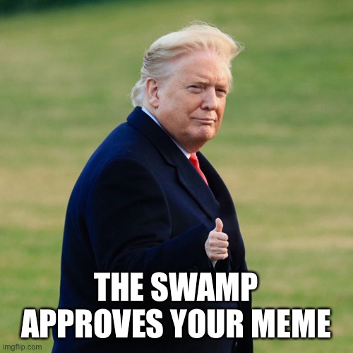 THE SWAMP APPROVES YOUR MEME | made w/ Imgflip meme maker