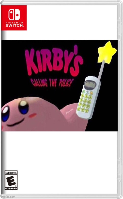 kirb 2021 | image tagged in nintendo switch | made w/ Imgflip meme maker