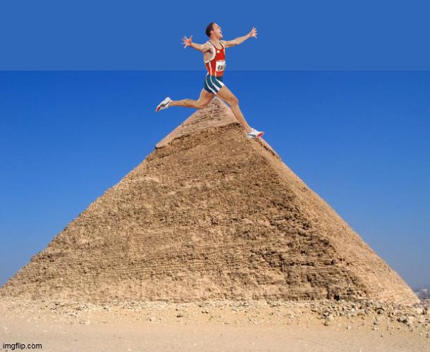 Pyramid | image tagged in pyramid | made w/ Imgflip meme maker