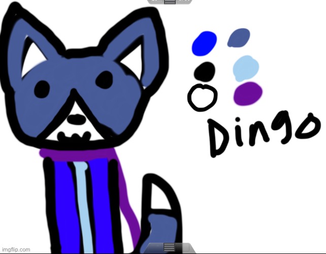 The best darn OC i have in my opinion dingo the wolf | made w/ Imgflip meme maker