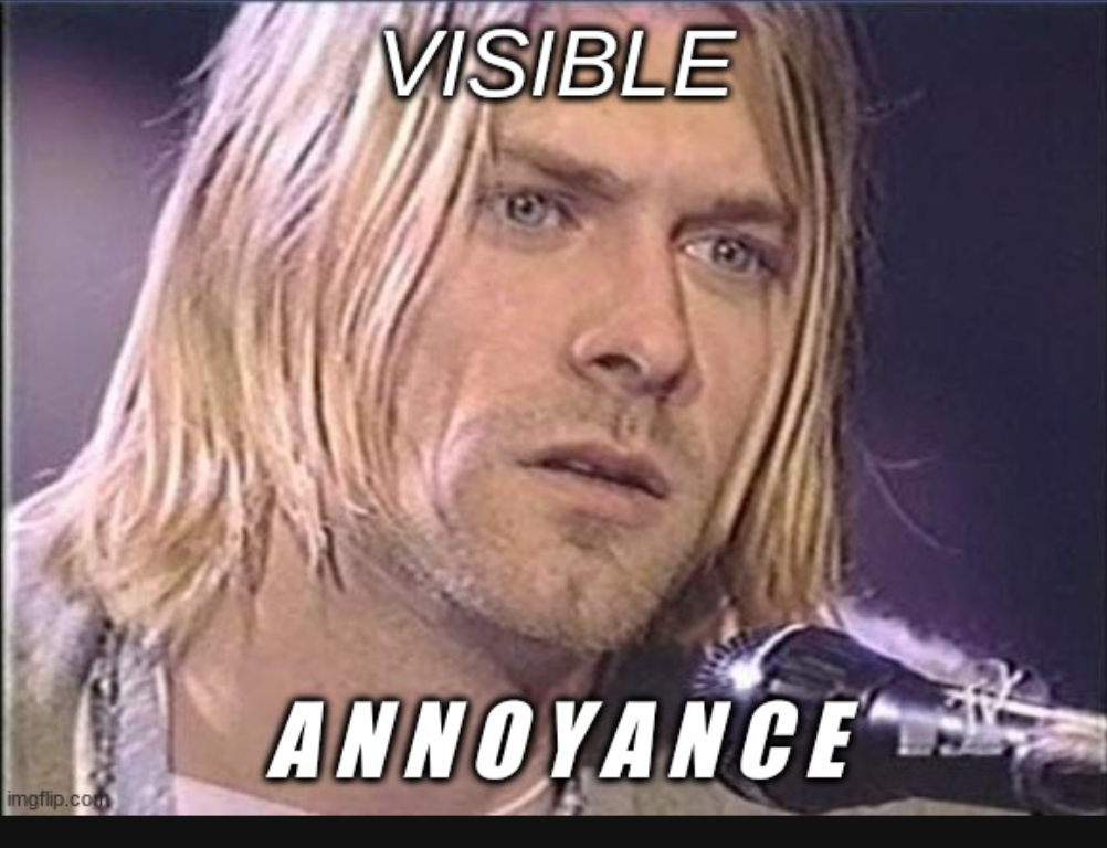 Visible Annoyance Blank Meme Template