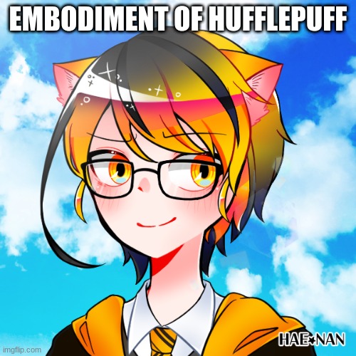 EMBODIMENT OF HUFFLEPUFF | made w/ Imgflip meme maker