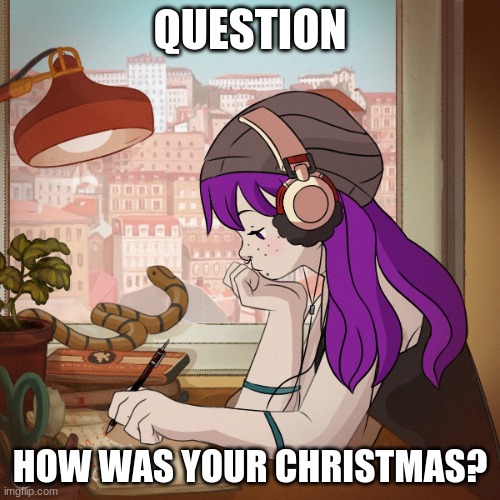 QUESTION; HOW WAS YOUR CHRISTMAS? | made w/ Imgflip meme maker