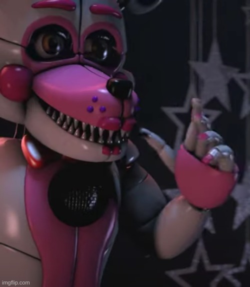 new template! | image tagged in funtime foxy | made w/ Imgflip meme maker