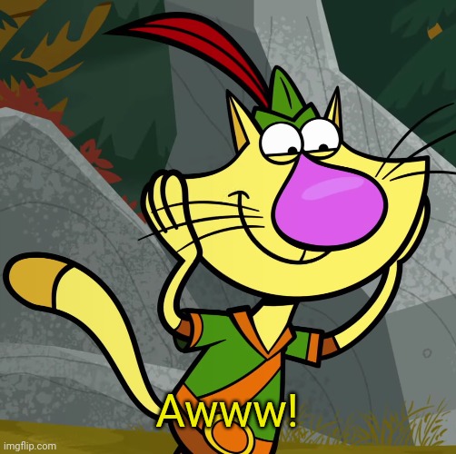 OMG! (Nature Cat) | Awww! | image tagged in omg nature cat | made w/ Imgflip meme maker