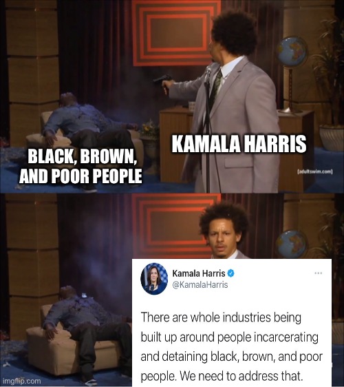 Neolibs.jpg | KAMALA HARRIS; BLACK, BROWN, AND POOR PEOPLE | image tagged in memes,who killed hannibal,liberals,kamala harris,death to america | made w/ Imgflip meme maker
