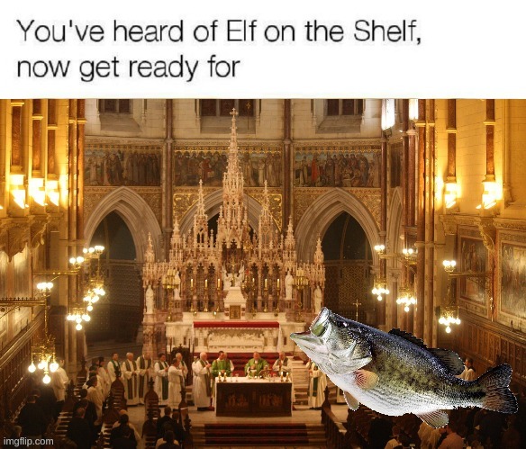 bass goes to mass | image tagged in mass,bass,fish | made w/ Imgflip meme maker