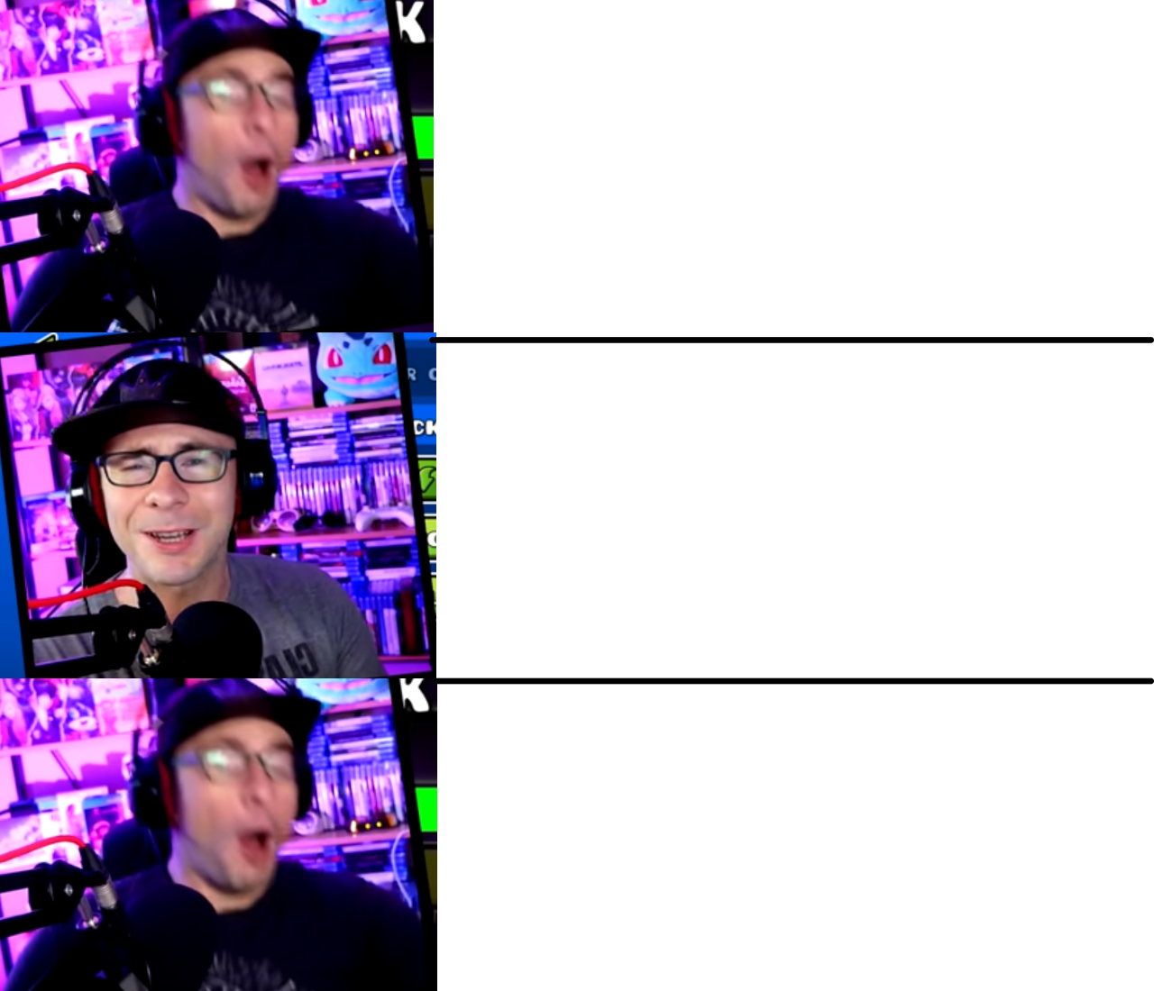 EricVanWilderman Panik Kalm Blank Meme Template