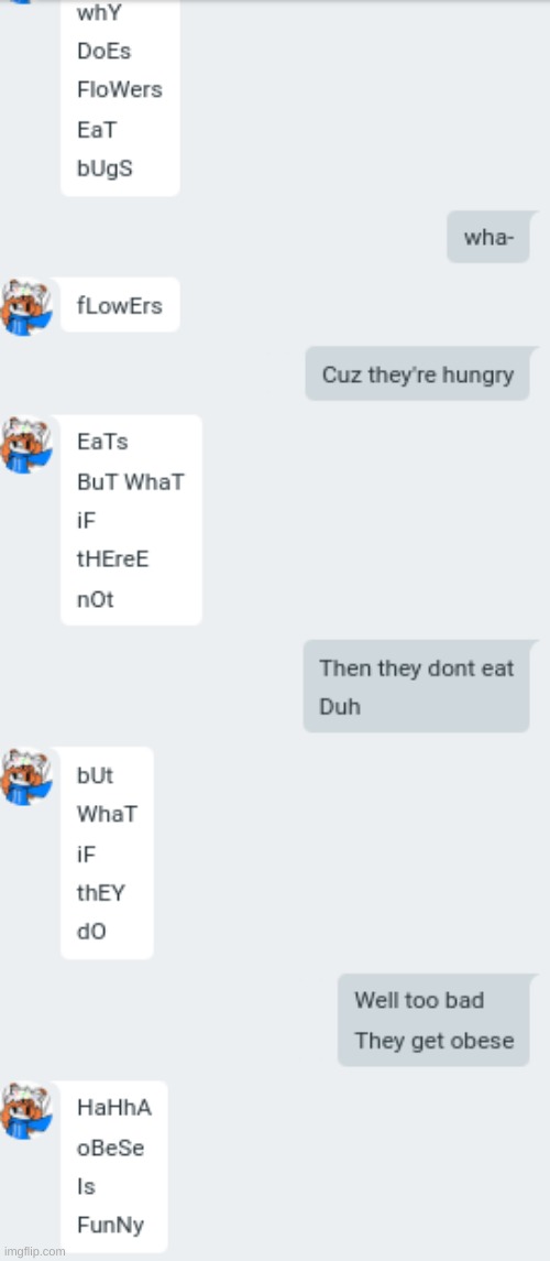 Just one of my convos with Aria | made w/ Imgflip meme maker