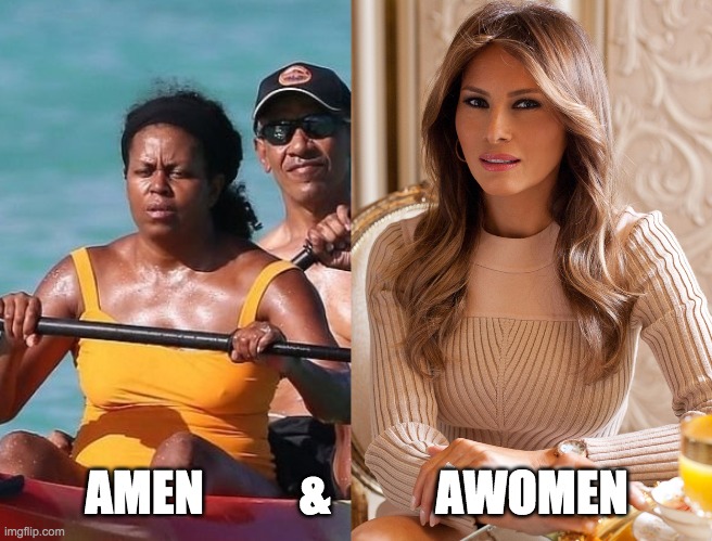 AMEN          &           AWOMEN | made w/ Imgflip meme maker